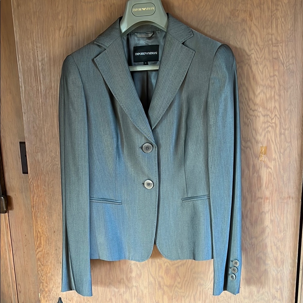EMPORIO ARMANI Jacket Women's Gray size 10